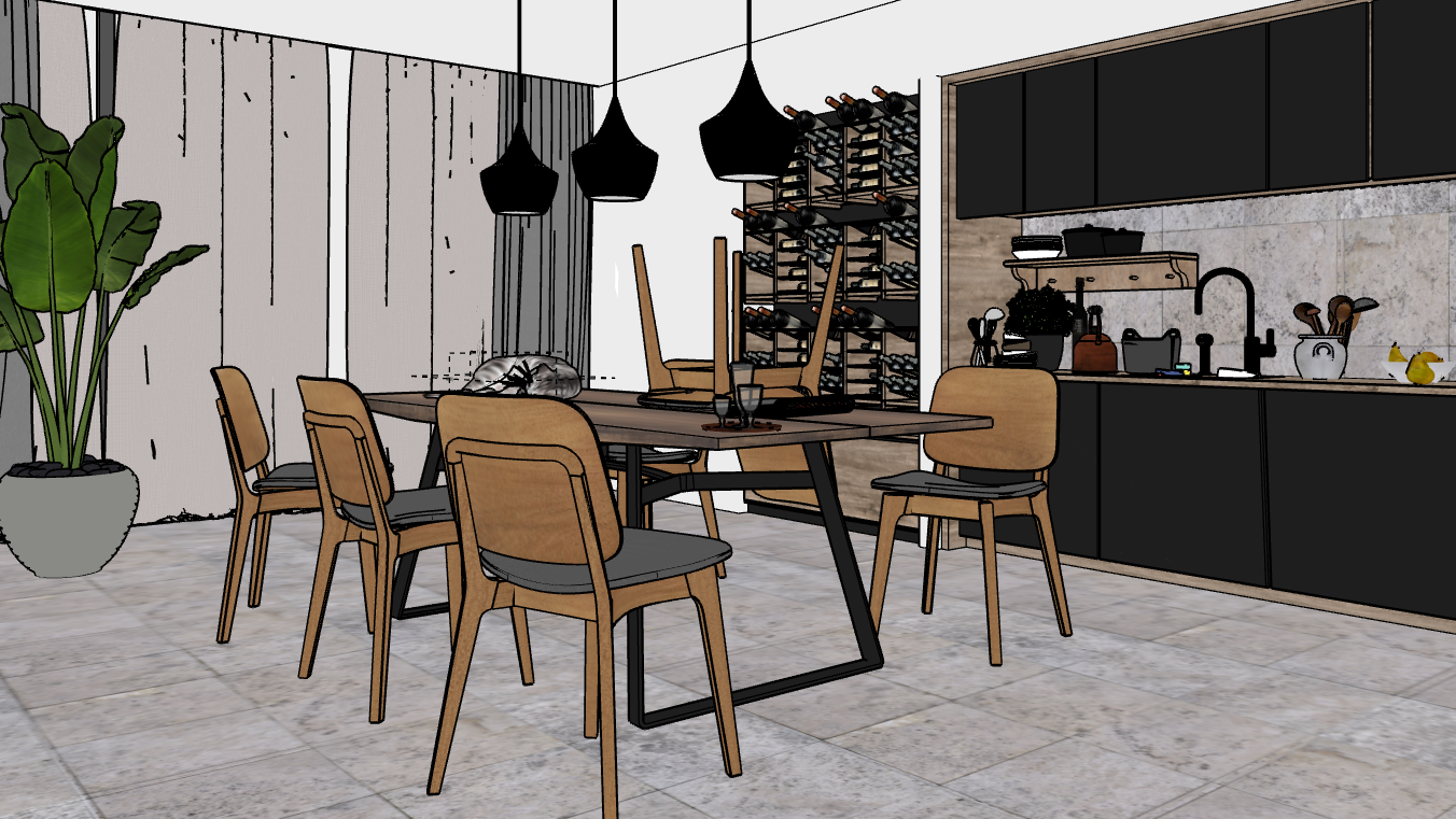 SketchUp lighting 1