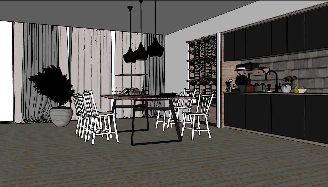 SketchUp model without preparation