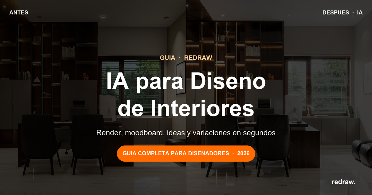 IA para Diseño de Interiores: Guía Completa para Diseñadores en 2026
