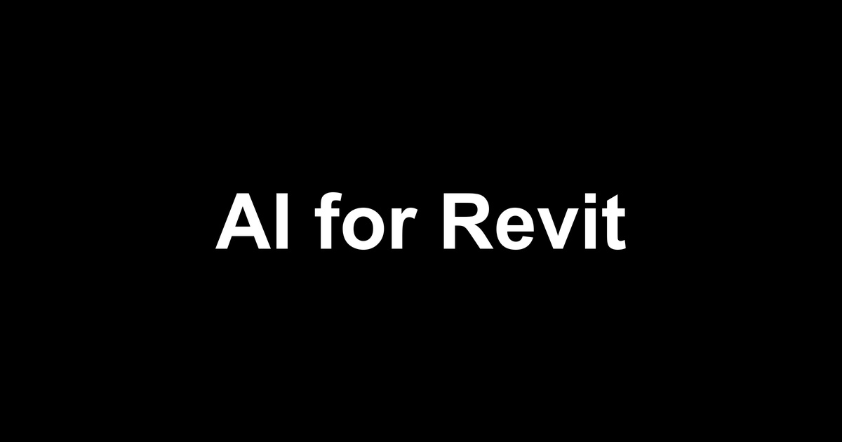 AI for Revit — photorealistic BIM rendering with artificial intelligence