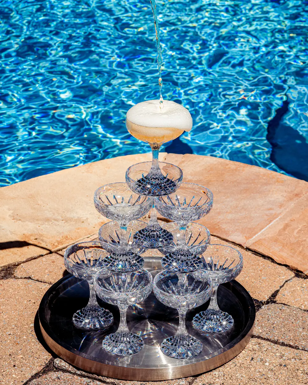 Tryst Coupe Champagne Tower