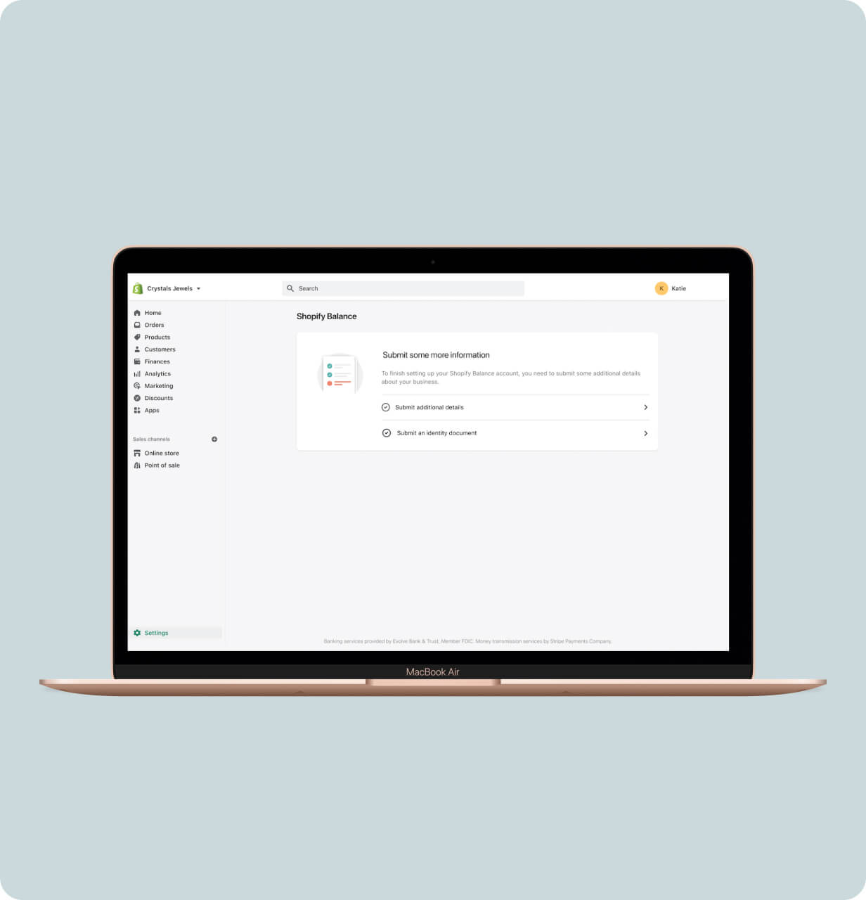 Balance KYC missing documents