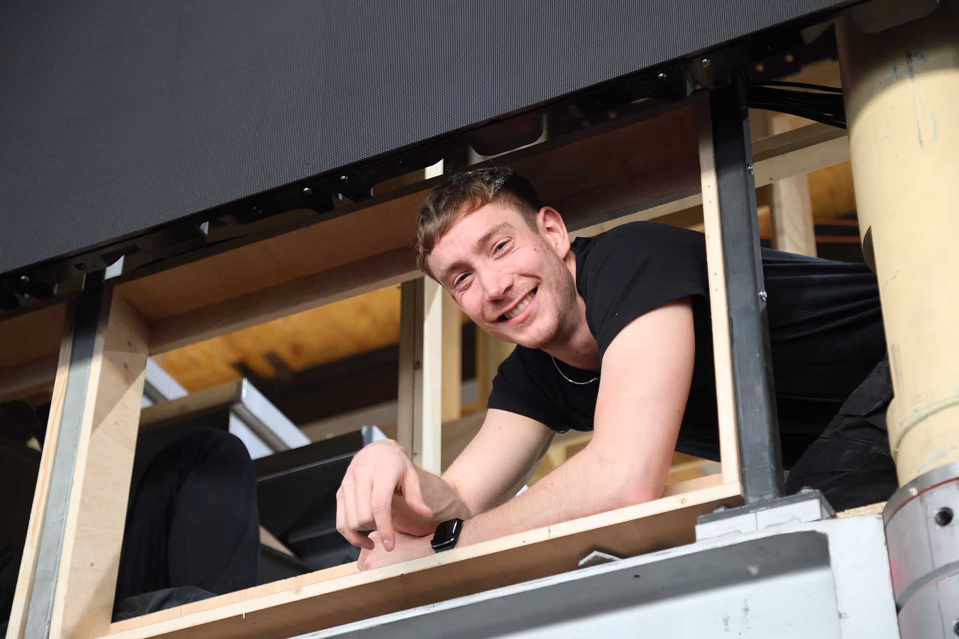 Übersicht der Blue Wheels Leistungen für professionelle Eventtechnik und technische Dienstleistungen