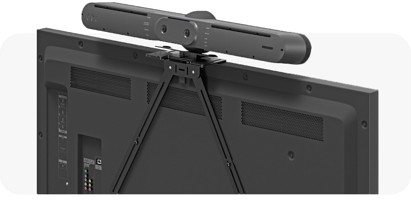 Logitech Rally Bar Serie: KI-gesteuerte Kameras, die den Sprecher automatisch im Fokus behalten.