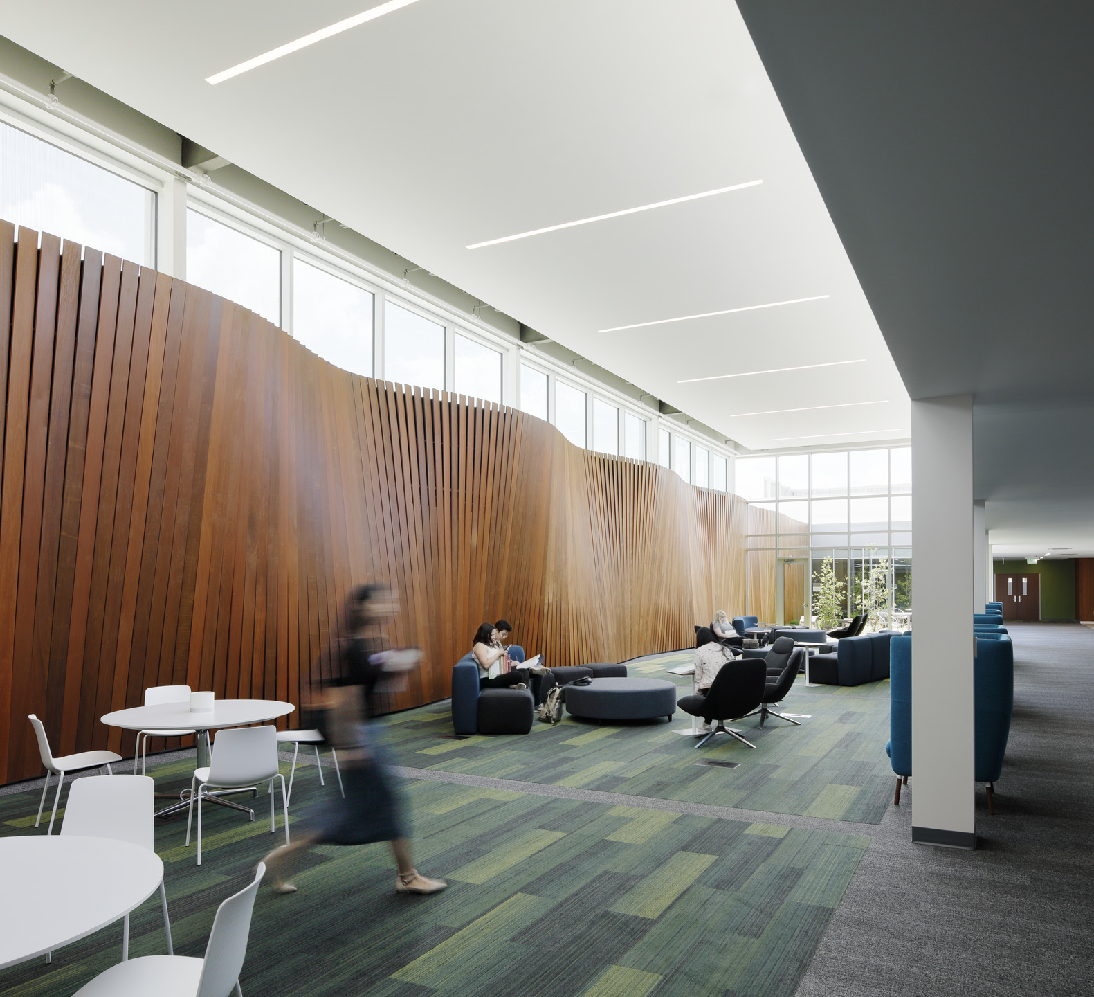 The entrance of the Kansas City University Medicine & Biosciences. 