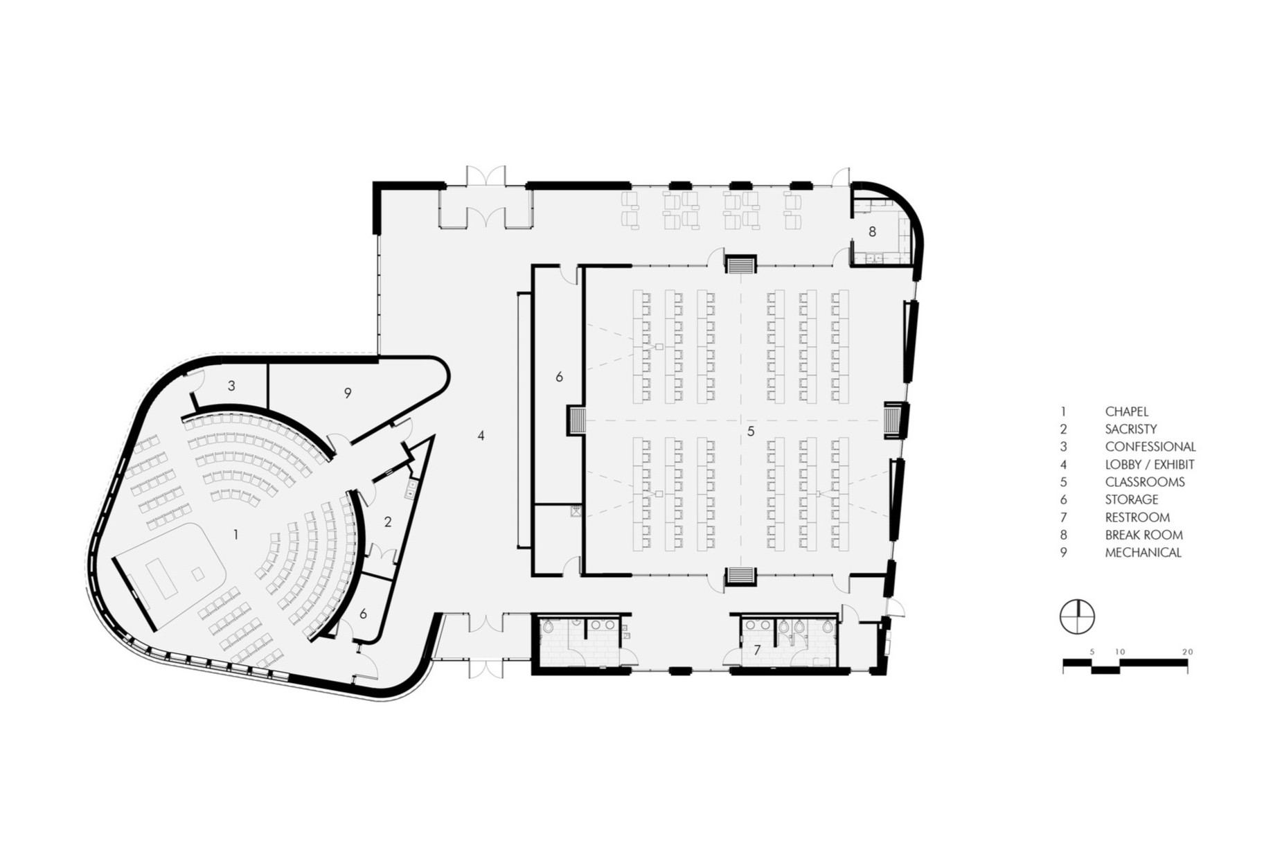 A floor plan shows the Windmoor Center layout.