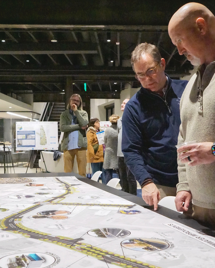 A community engagement session for Westport Stormwater design project.