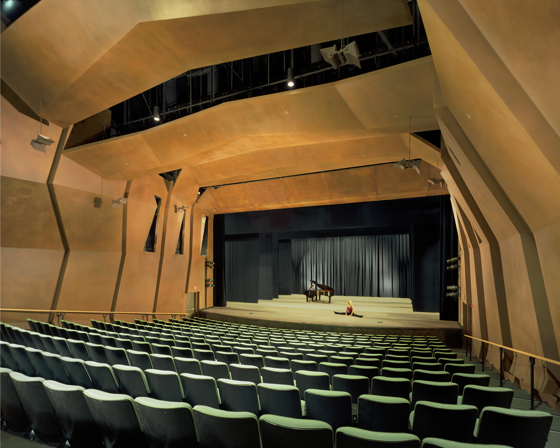 The 300-seat theatre is specifically designed to accommodate all dance performances at one campus venue. 