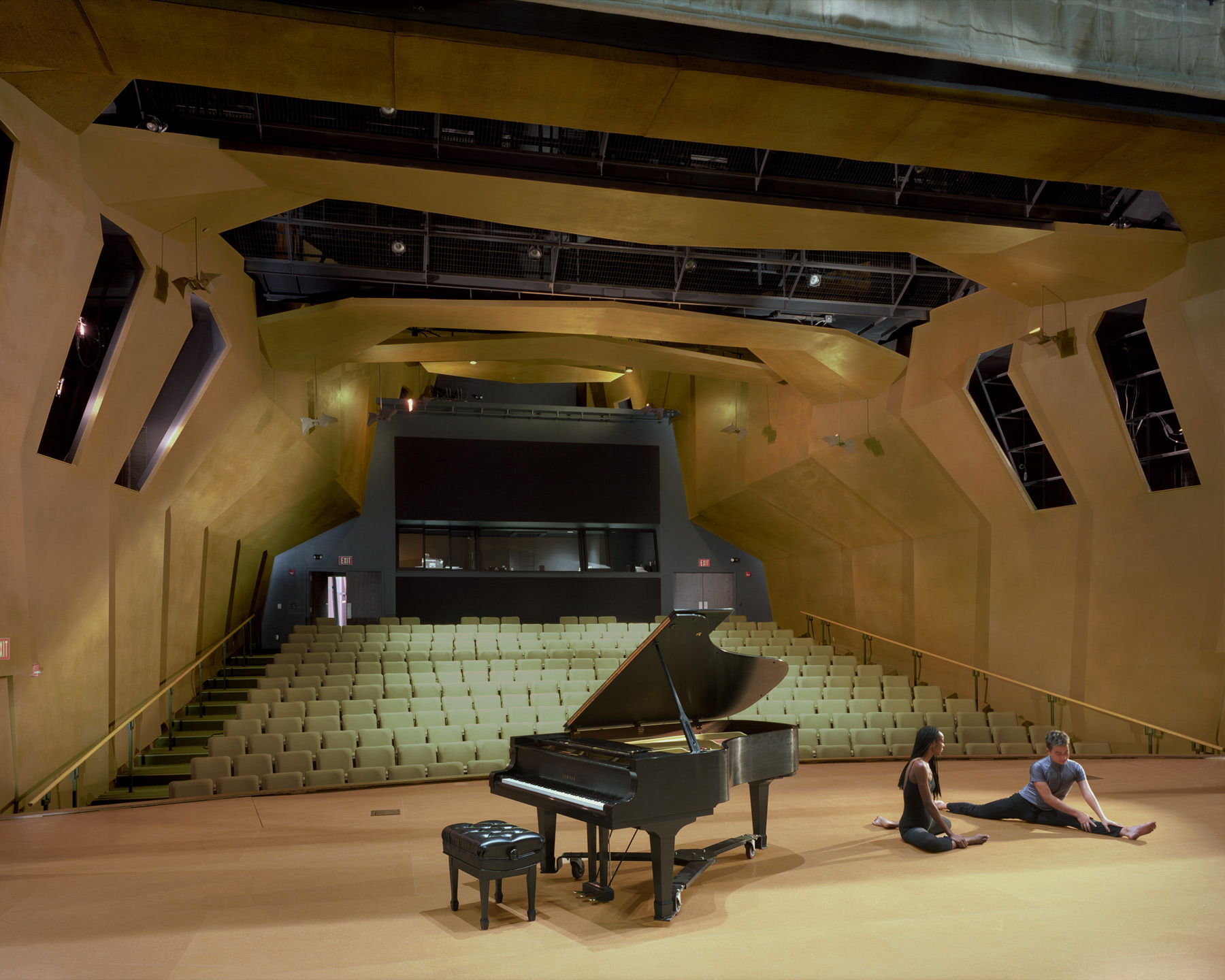 The 300-seat theatre is specifically designed to accommodate all dance performances at one campus venue. 