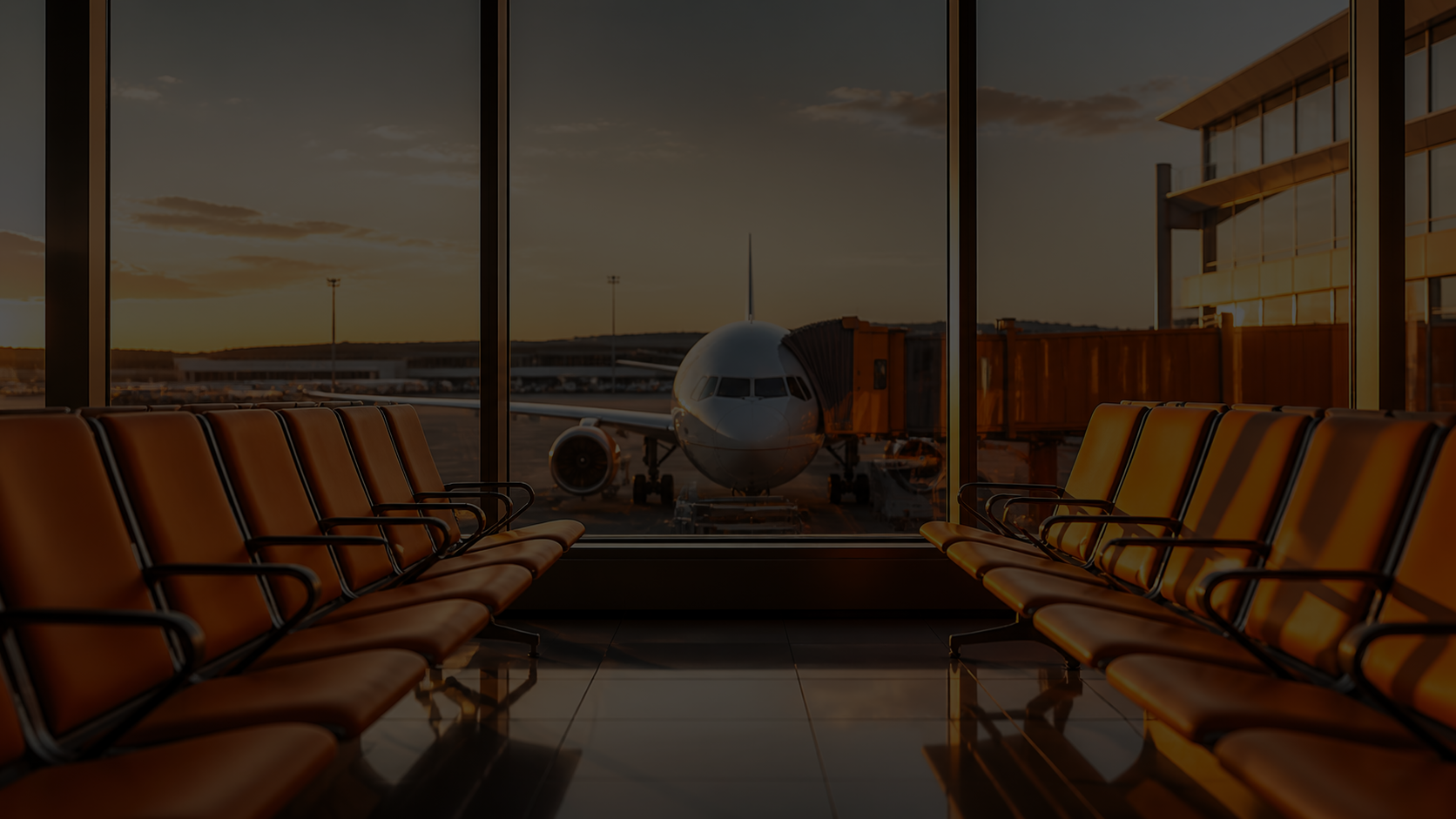 sala de espera do aeroporto