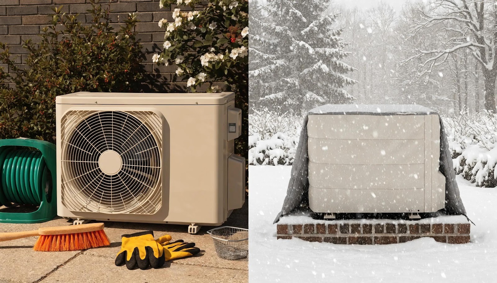 Seasonal maintenance tools for ductless mini-split systems, promoting system reliability throughout the year
