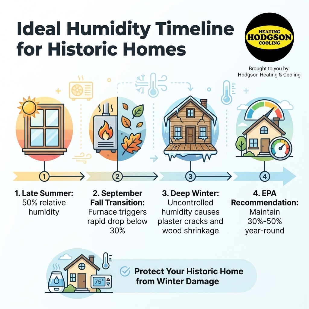 Ideal Humidity Timeline for Historic Homes