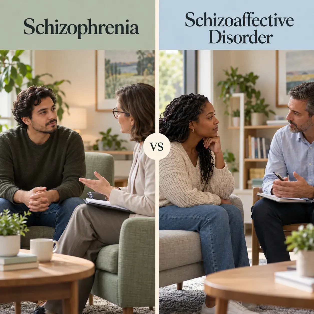 Schizophrenia vs Schizoaffective Disorder: Key Differences in Diagnosis and Treatment