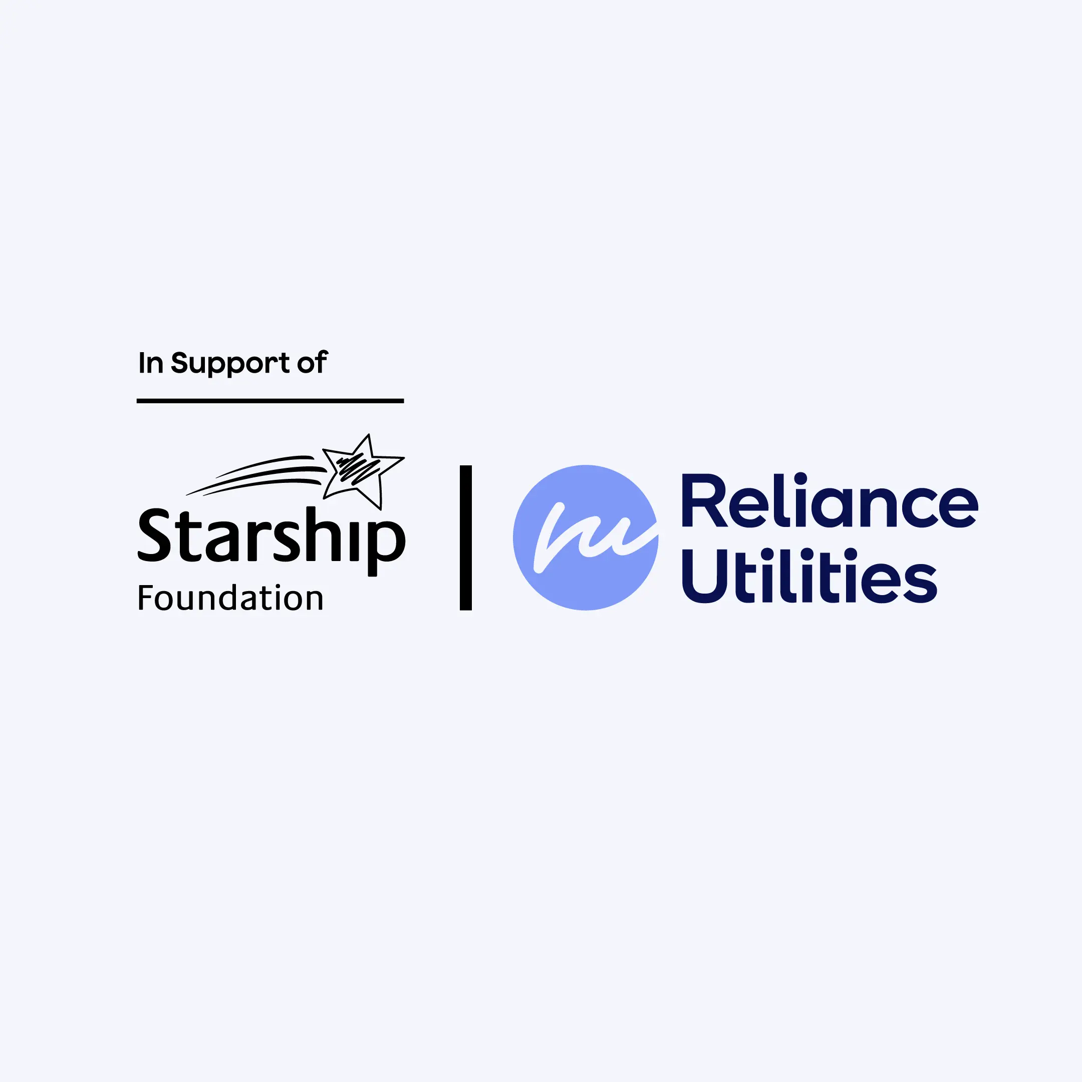 Starship Child Health Partnership Logotype with Reliance Utilities