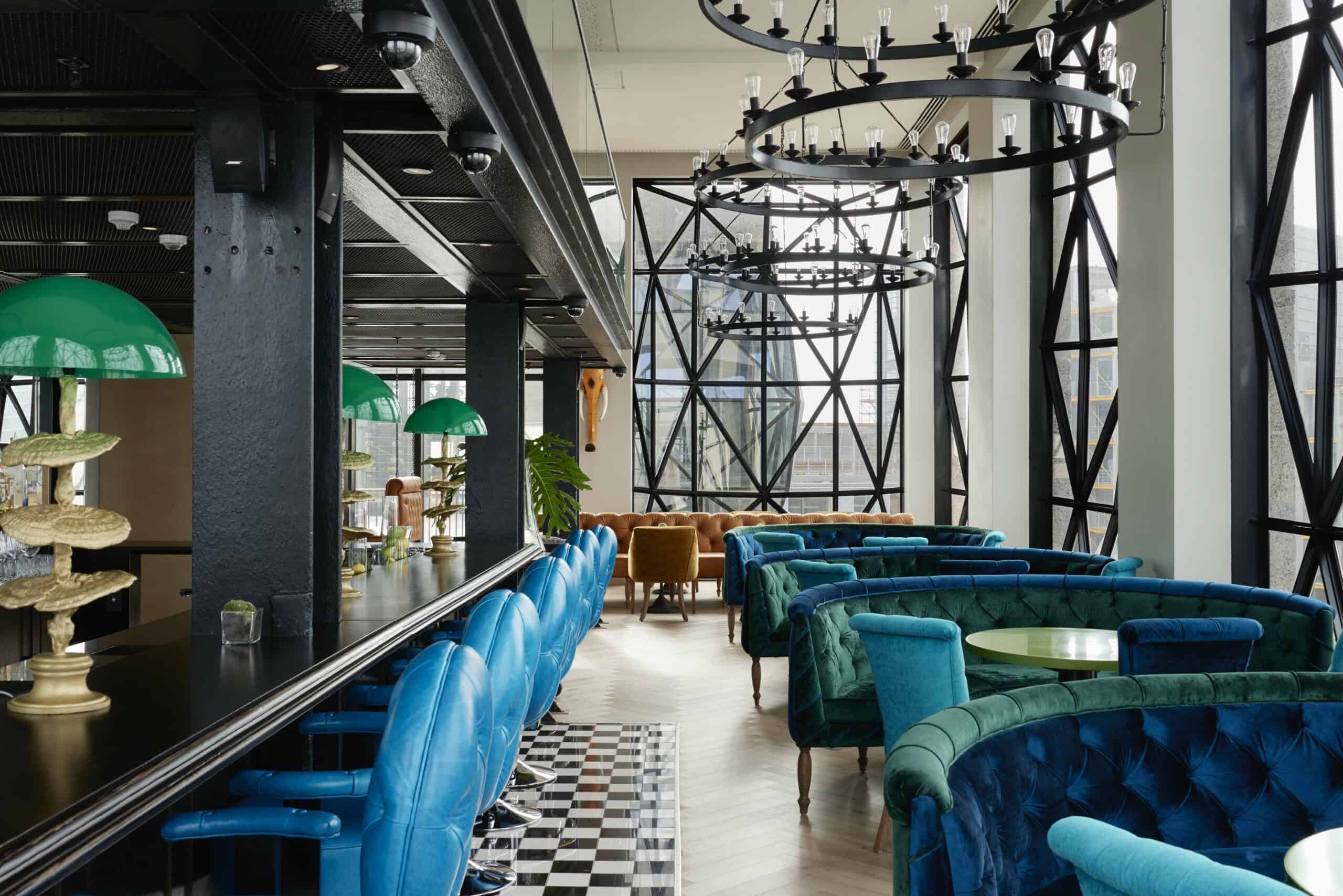 The bar at the Silo Hotel in Cape Town