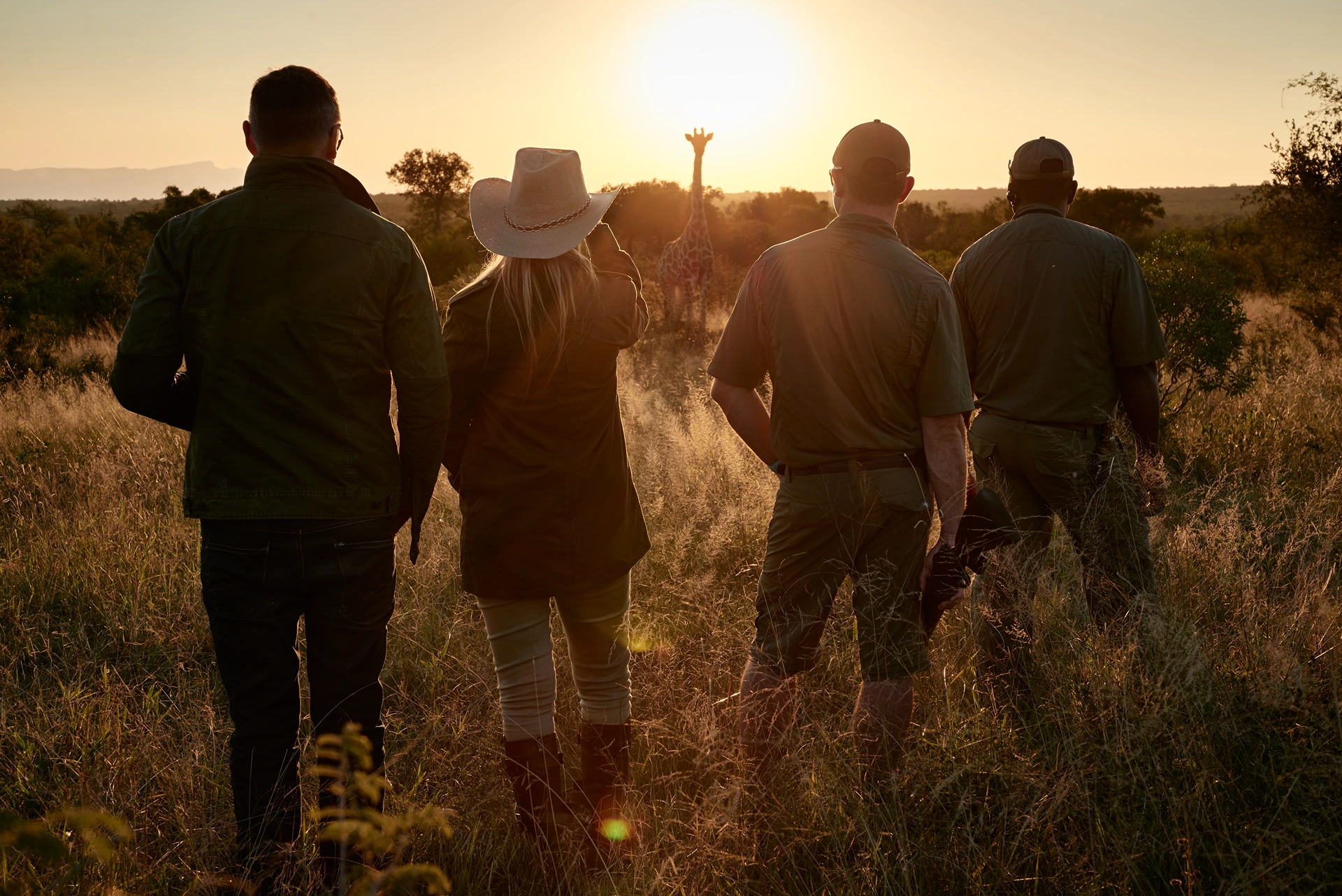 A walking safari in South Africa
