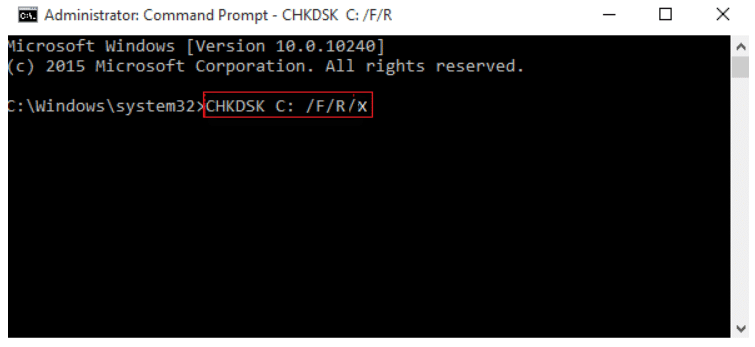 ChkDsk command