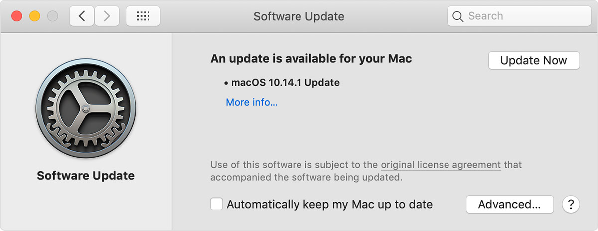 Check for any other software updates to fix An Error Occurred While Preparing macOS Installation