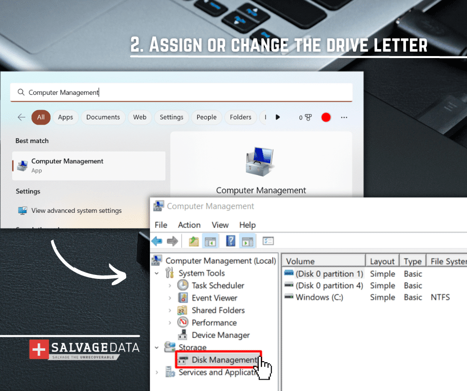 Solution 2. Change the drive letter