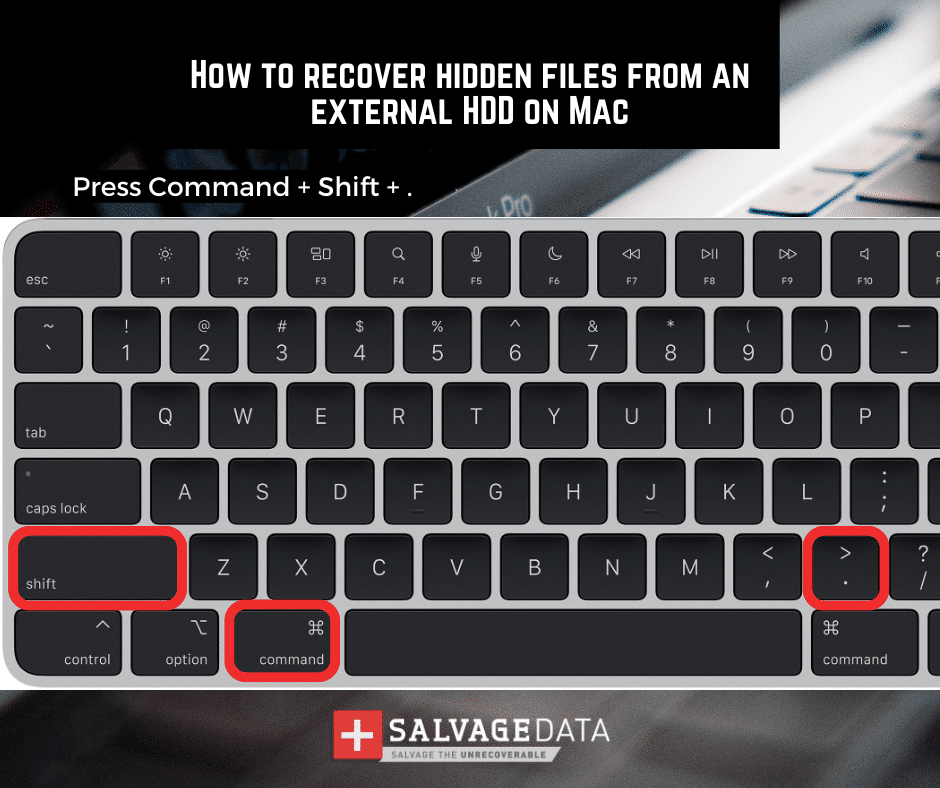 Recover hidden files from an external hard drive on Mac