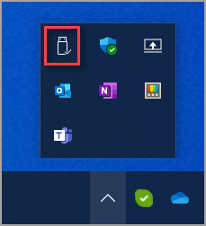 screenshot of the safely eject option