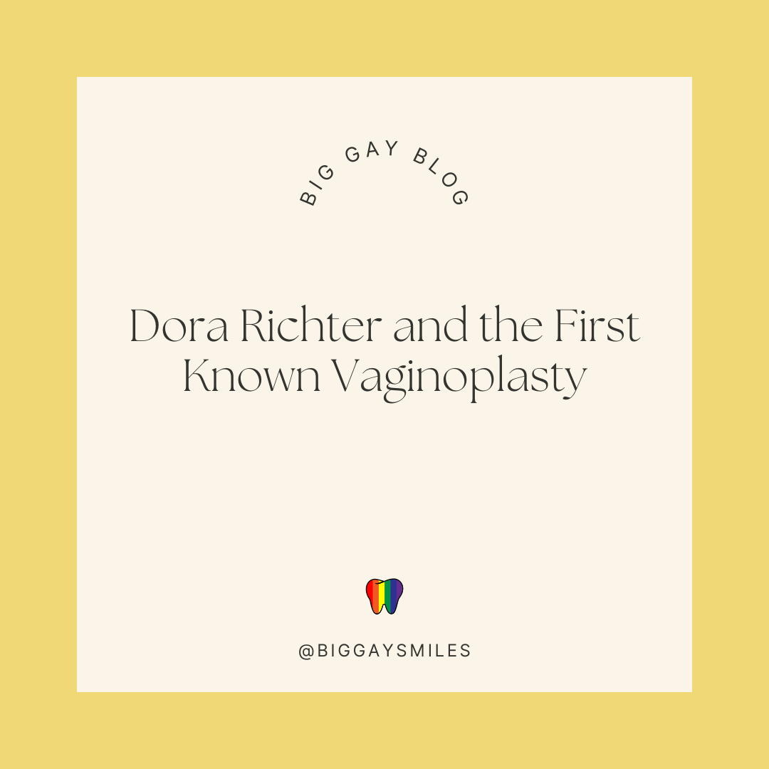 Dora Richter and the First Known Vaginoplasty
