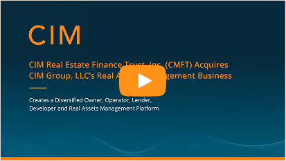 CIM Group - CMFT Audio Webinar Title Slide