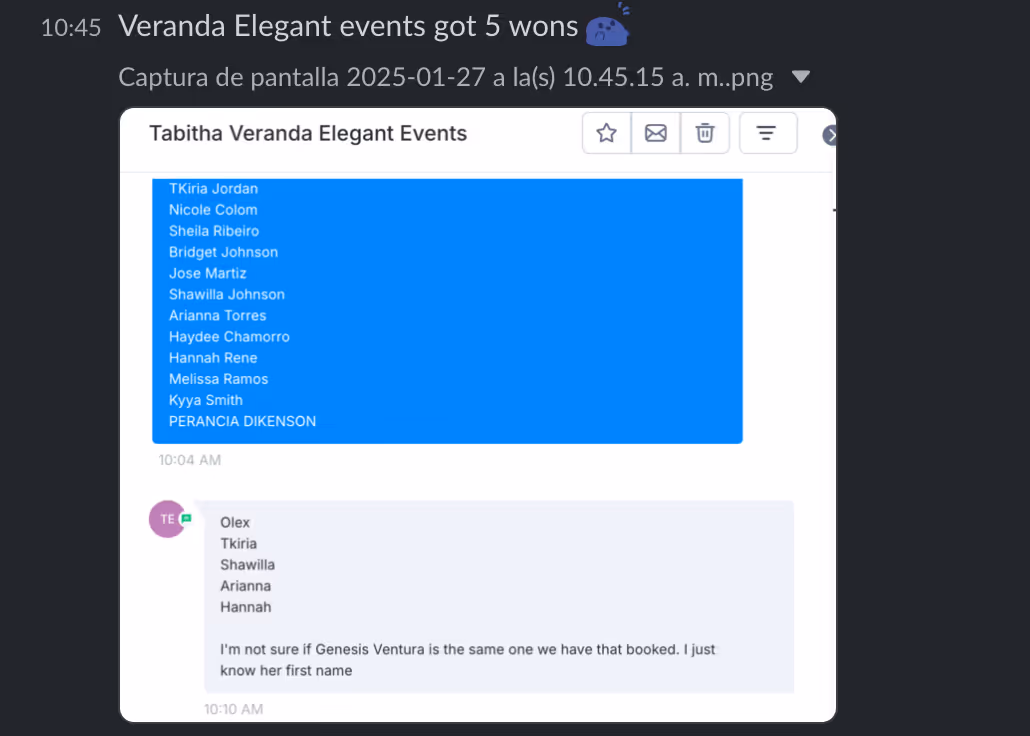 Veranda Elegants Events marketing