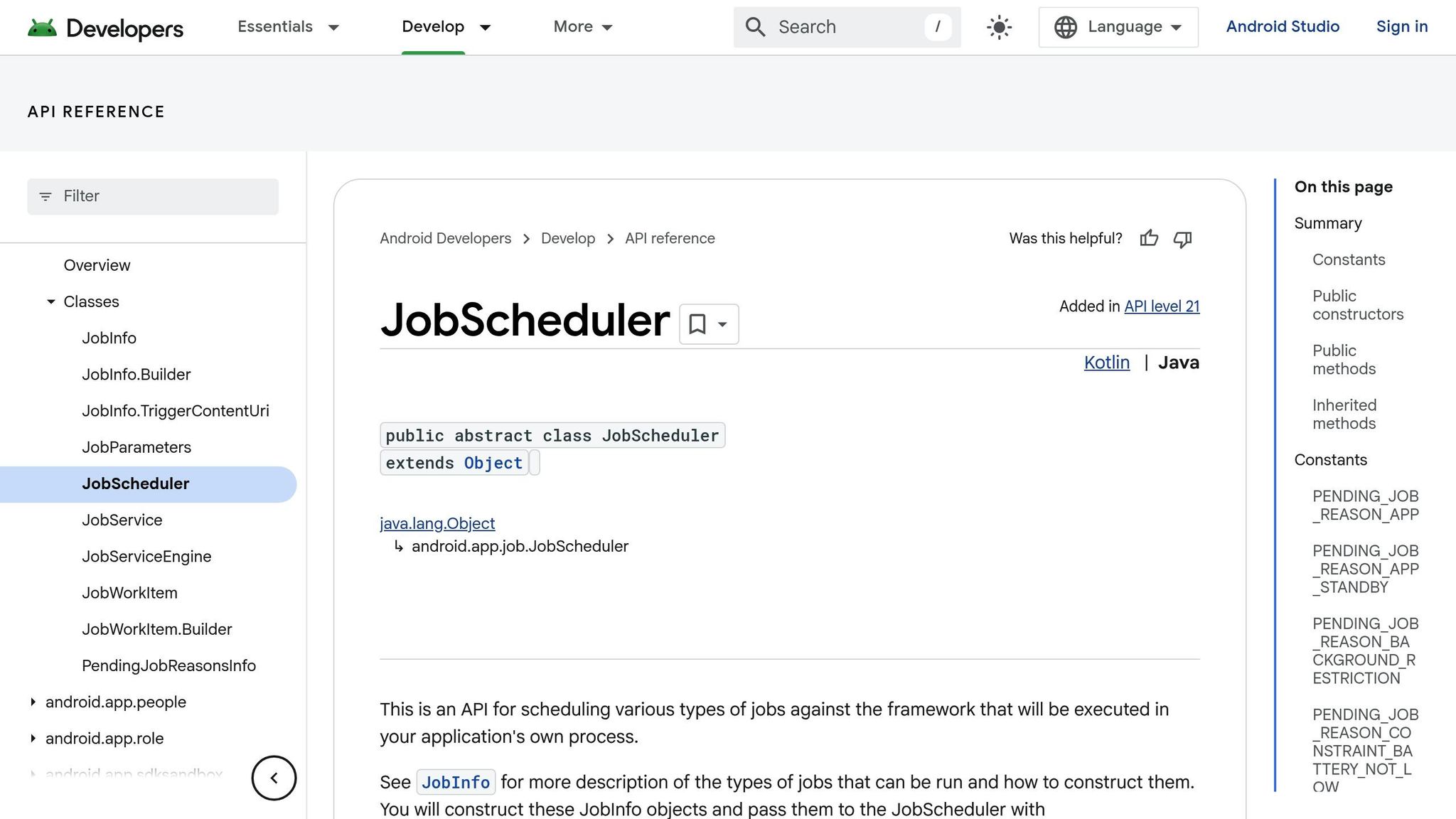 JobScheduler