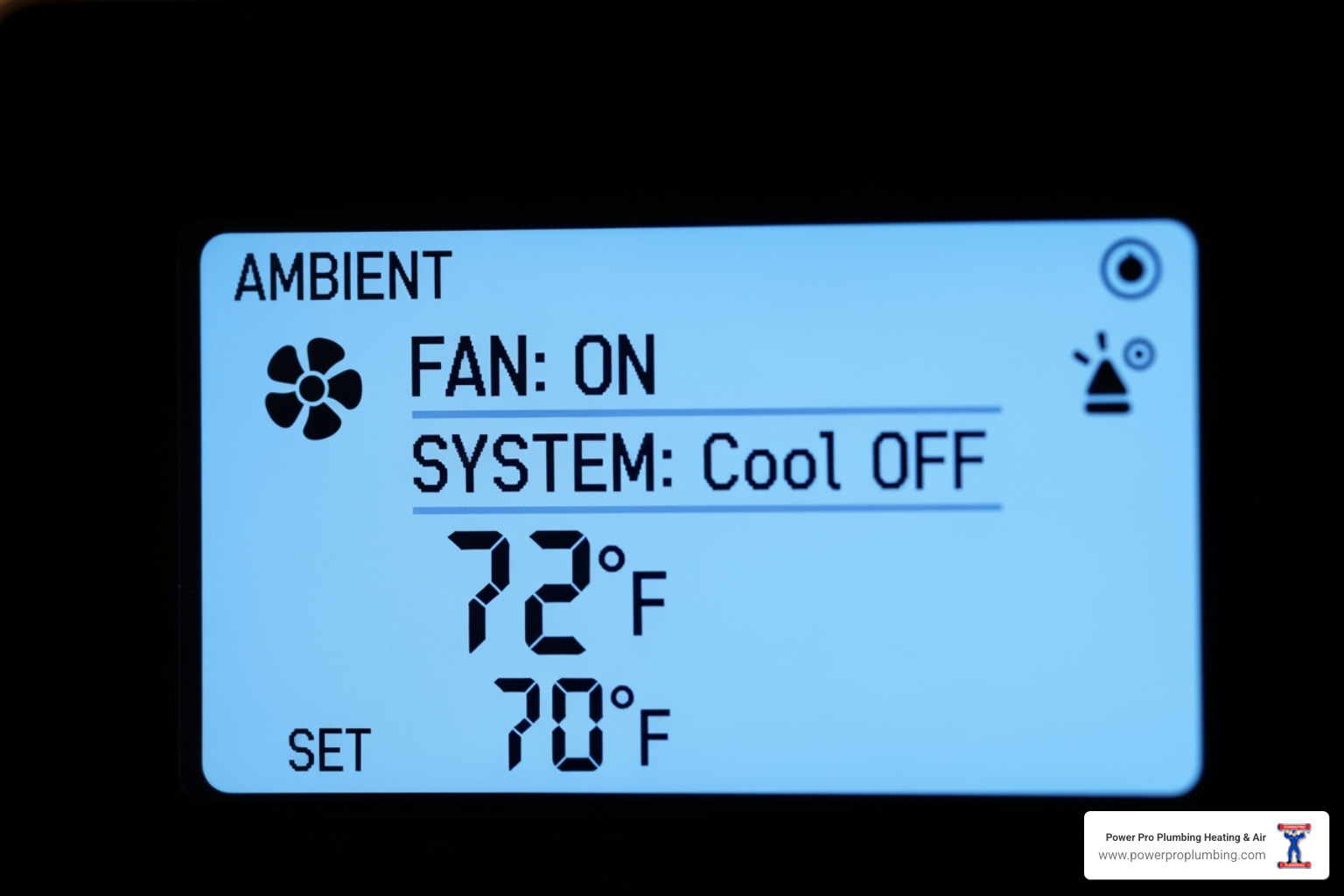 thermostat fan ON cool OFF - AC system freezing up