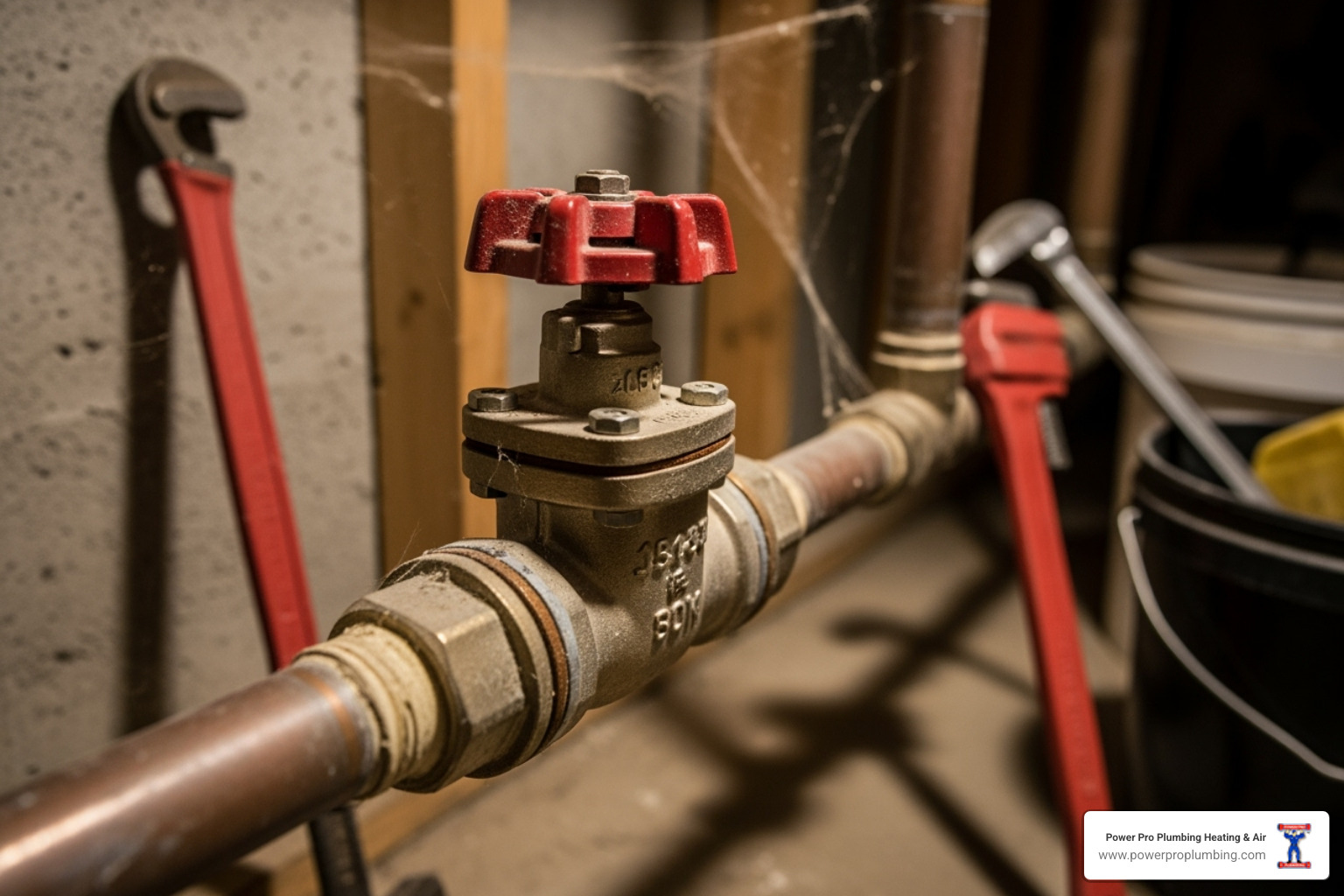 residential main water shut-off valve - 24 hour emergency plumbing los angeles