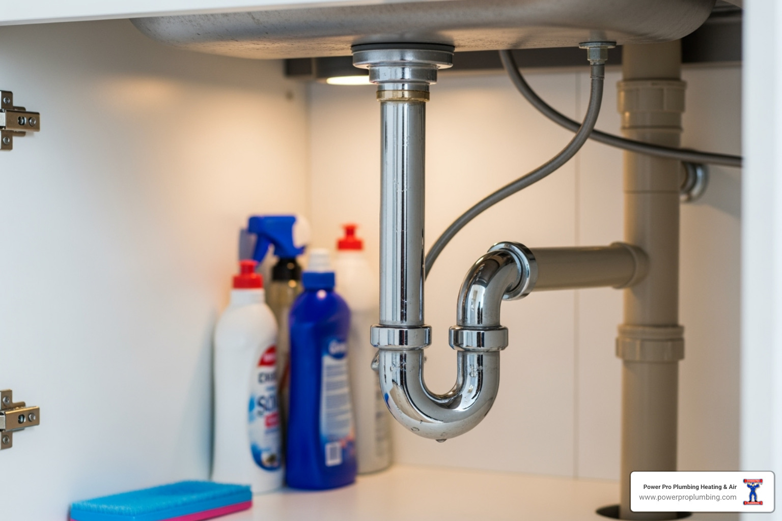 U-shaped P-trap under a sink - drain trap / p‑trap repair montebello U-shaped P-trap under a sink - drain trap / p‑trap repair montebello