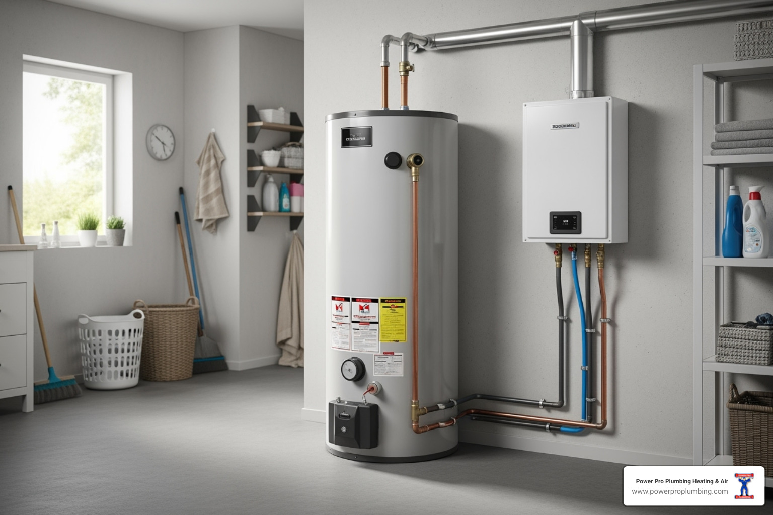 tankless vs tank heater - water heater repair san marino