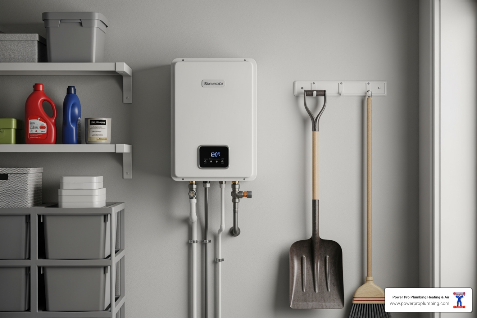 compact tankless water heater mounted on a wall - Water Heater Replacement in Long Beach, CA compact tankless water heater mounted on a wall - Water Heater Replacement in Long Beach, CA