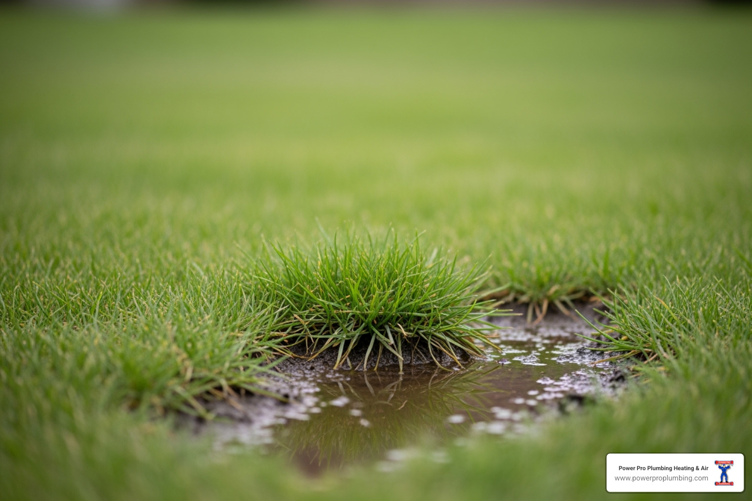 soggy, foul-smelling patch of lawn - Damaged sewer pipe soggy, foul-smelling patch of lawn - Damaged sewer pipe