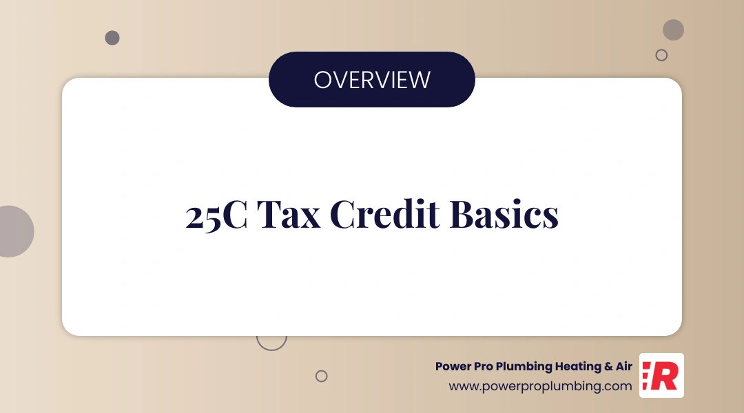 25C tax credit structure and limits for California homeowners infographic 25C tax credit structure and limits for California homeowners infographic
