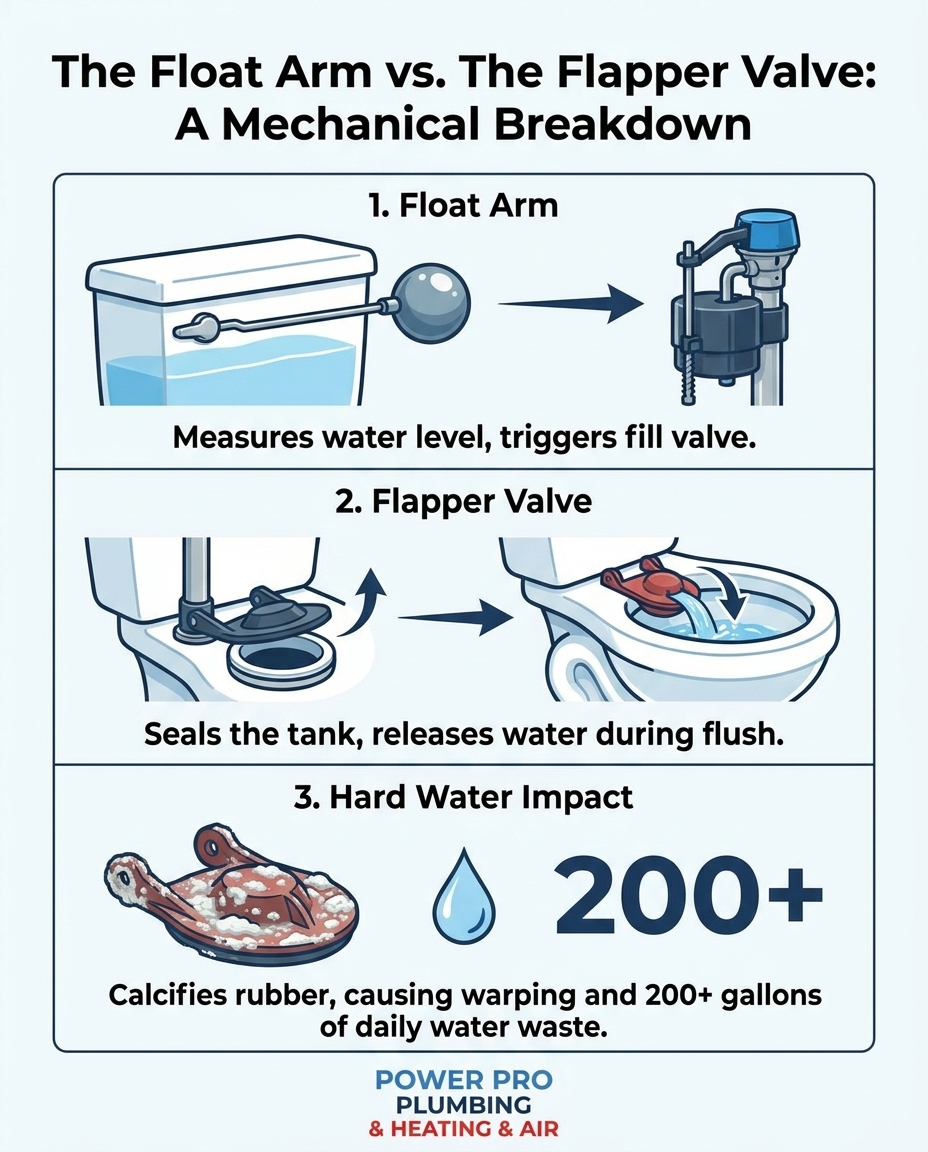 The Float Arm vs. The Flapper Valve: A Mechanical Breakdown