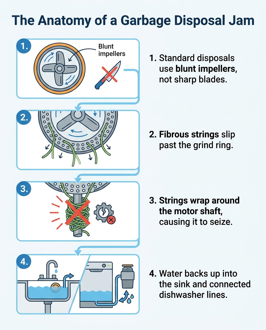 The Anatomy of a Garbage Disposal Jam