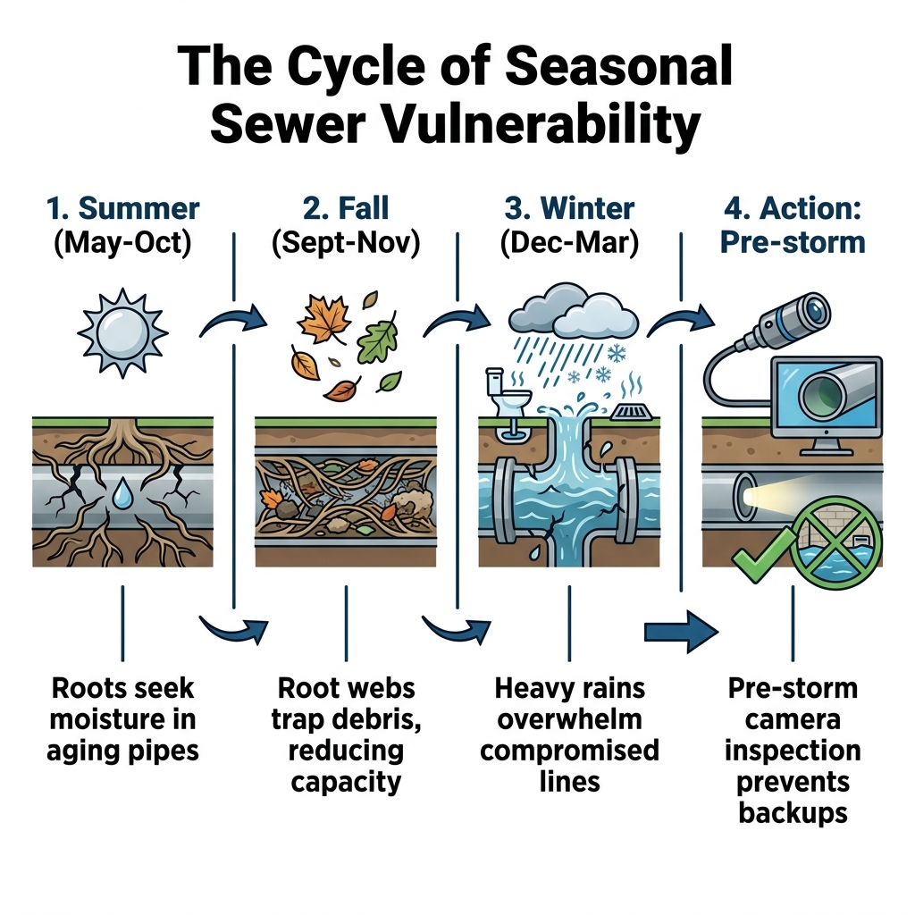 The Cycle of Seasonal Sewer Vulnerability
