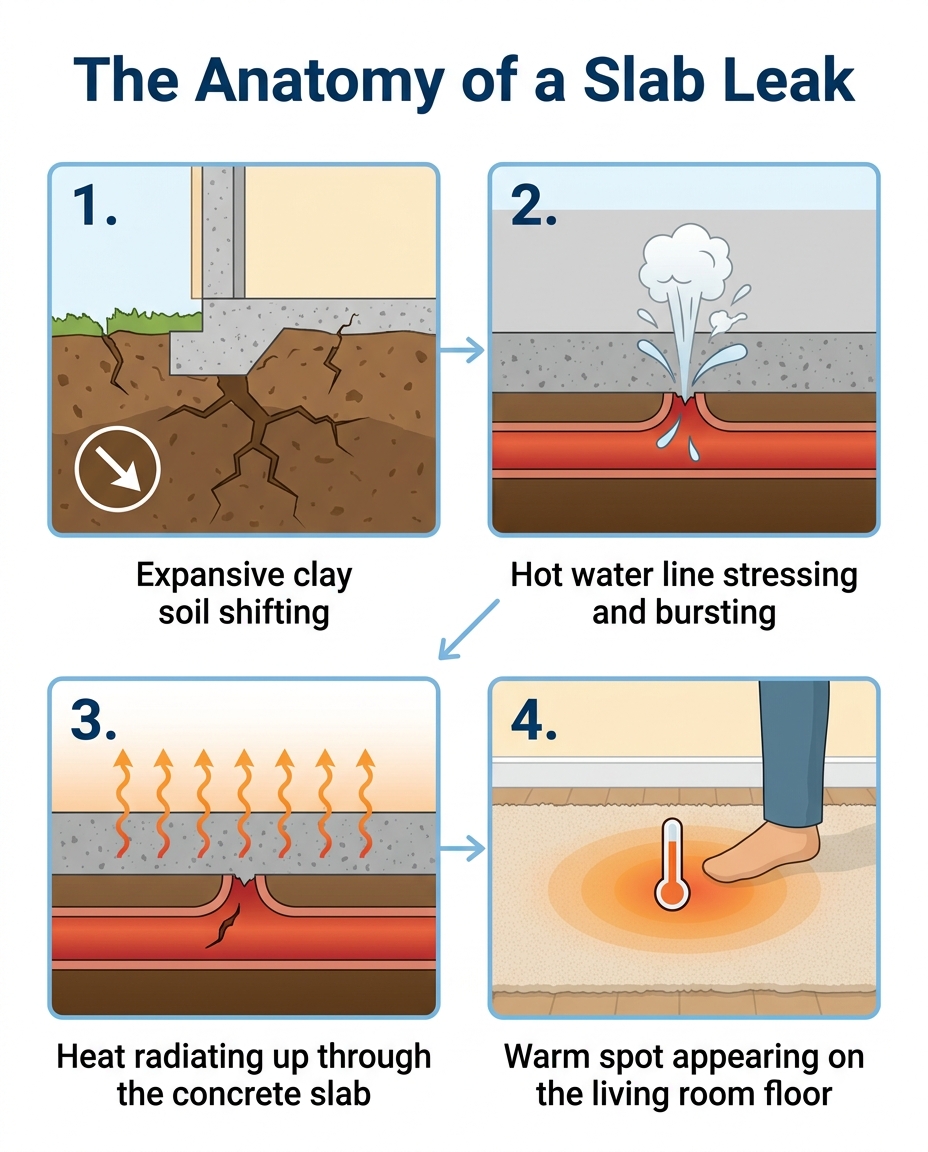 The Anatomy of a Slab Leak