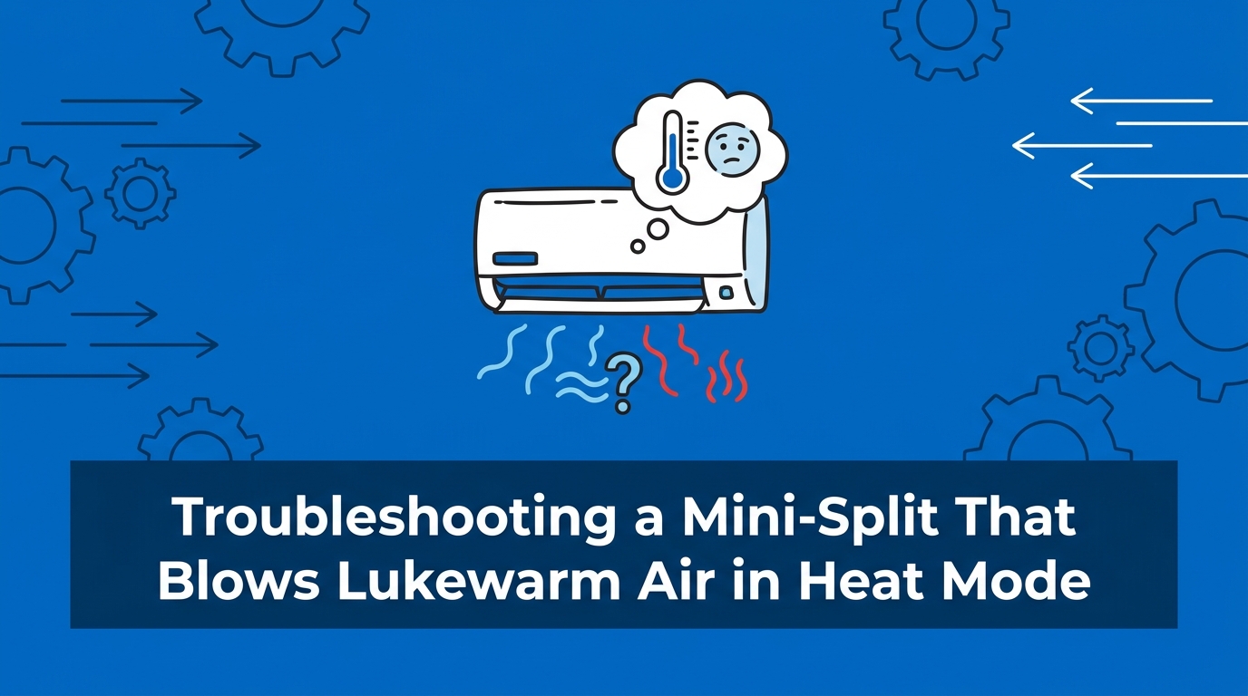 Troubleshooting a Mini-Split That Blows Lukewarm Air in Heat Mode