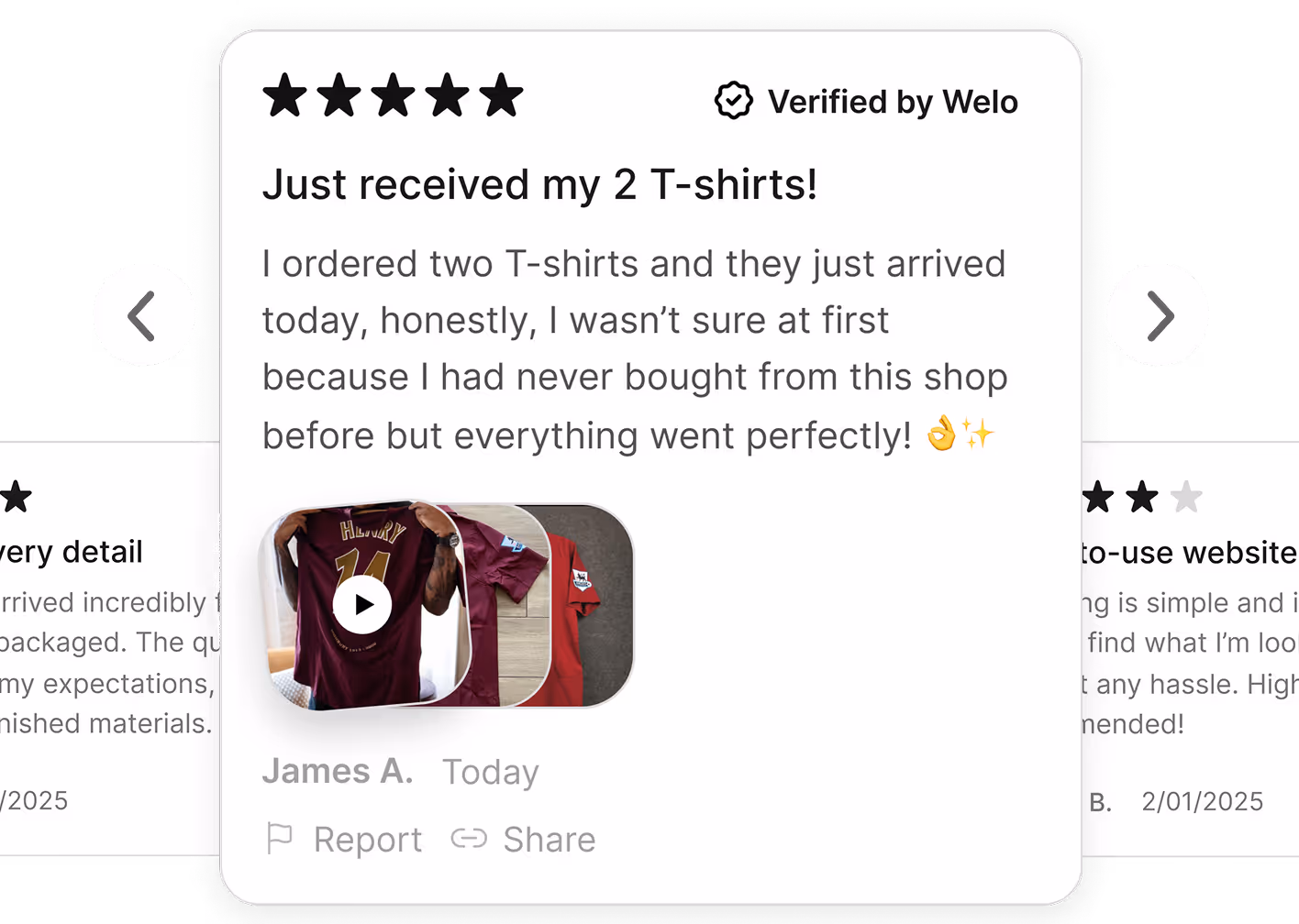 Welo Badge Reviews