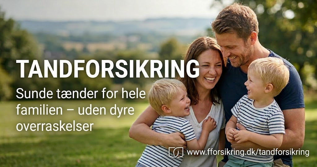 Tandforsikring – kvinde smiler med sunde tænder