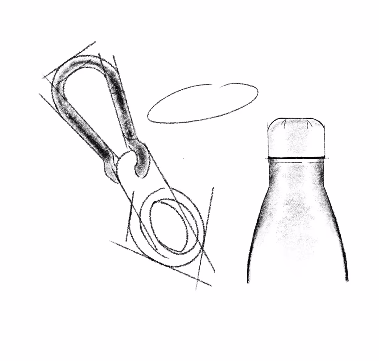 carabiner sketch image