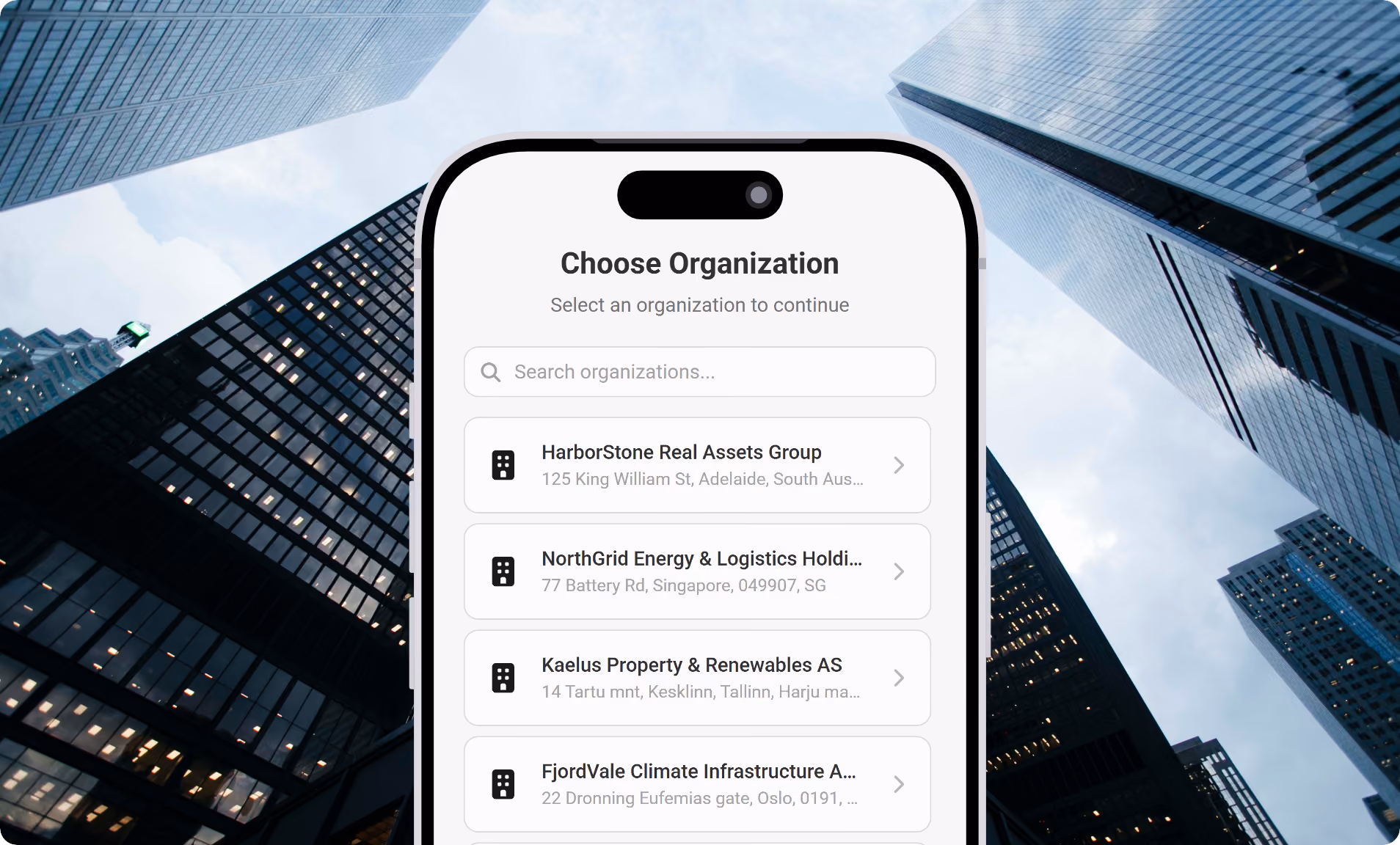 Fentrica software in mobile