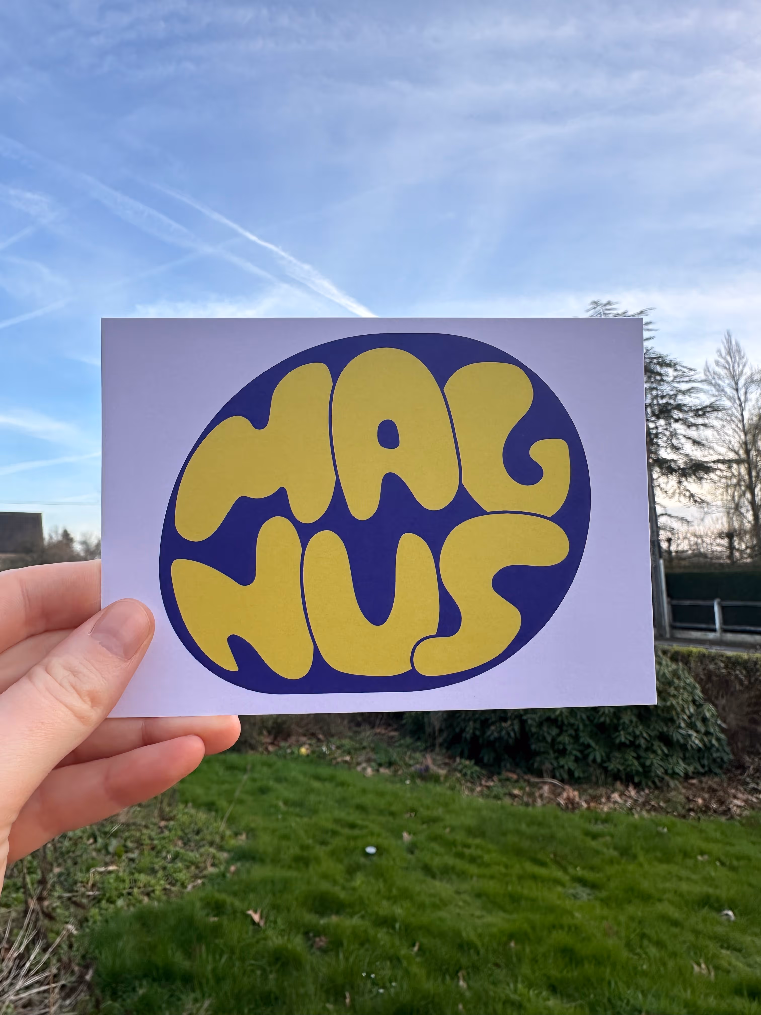 Geboortekaartje Magnus uit mijn collectie