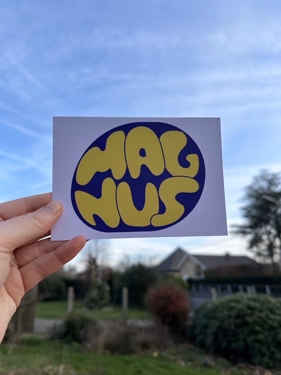 Geboortekaart Magnus: Bold & beautiful