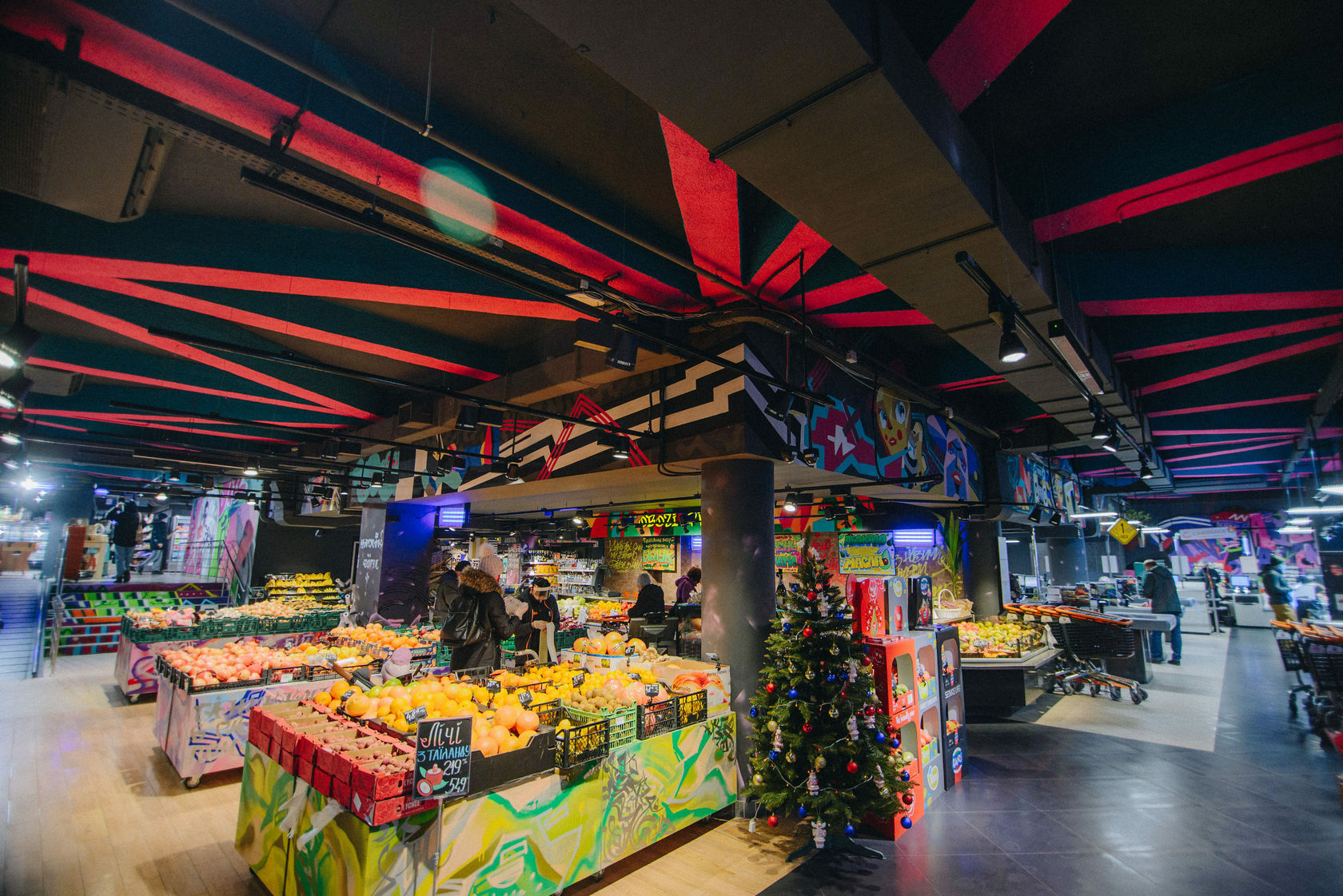 Store interior for Silpo, An interior, Kyiv, Port of Culture
