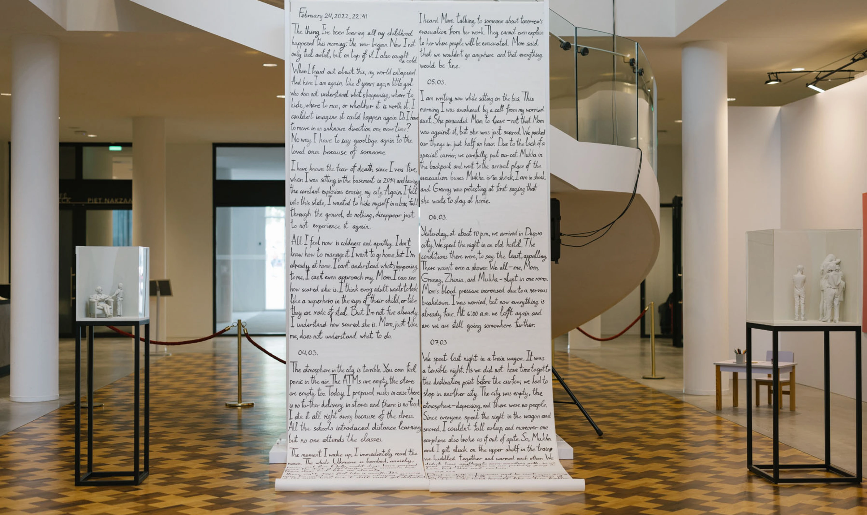 War Diaries, Exhibition, Kyiv Amsterdam, Port of Culture