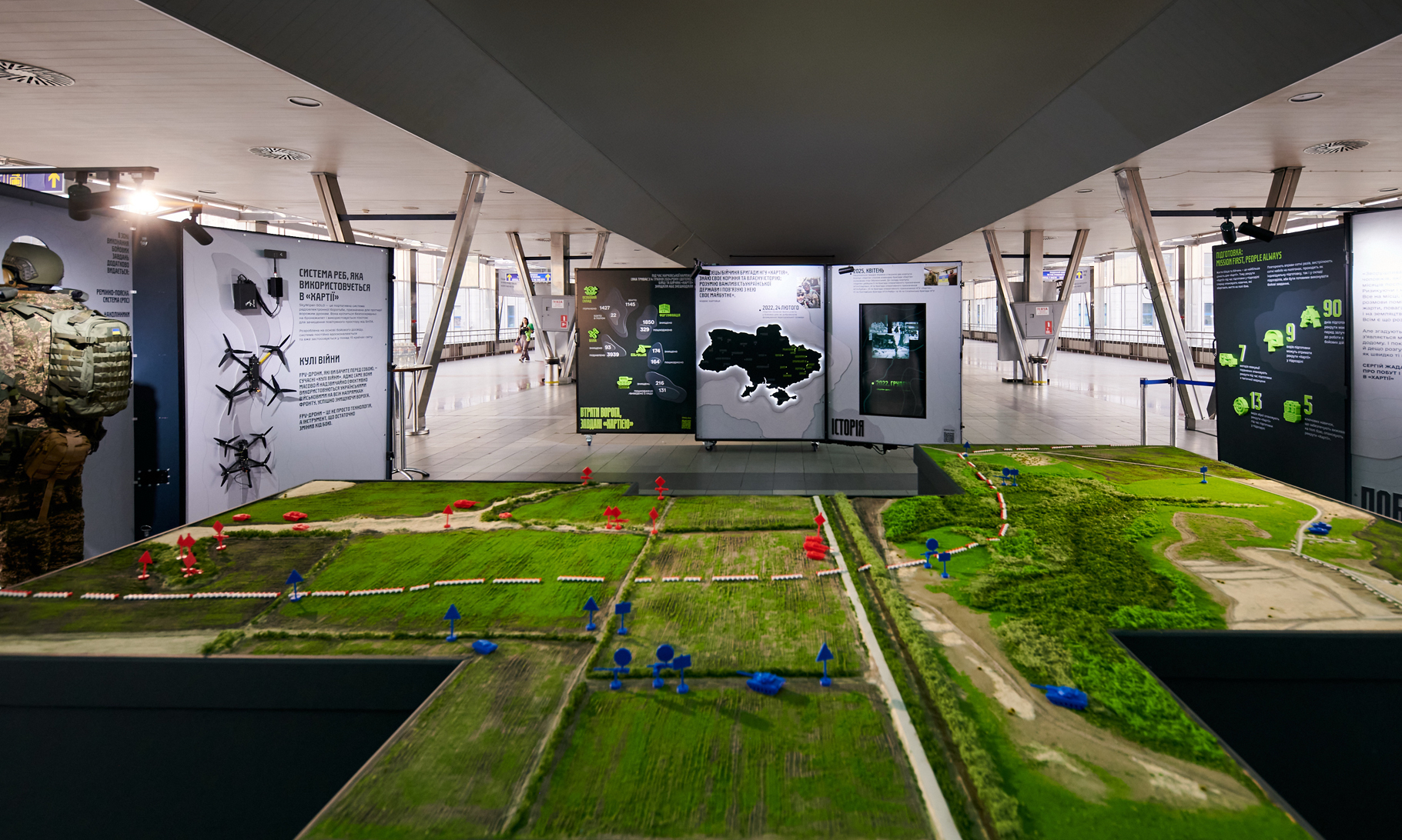 Interactive exhibition Khartia, Exhibition, Kyiv South Railway Station, Port of Culture